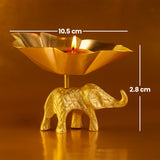 Elephant Metal Candle Holder