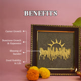 7 Horses Pyrite Frame