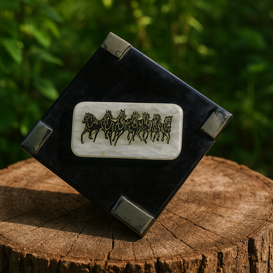 7 Horses Hanging Plate