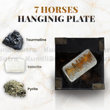 7 Horses Hanging Plate