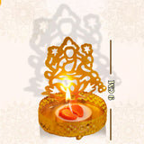 Lakshmi Ji Reflection Candle Holder