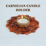 Carnelian Candle Holder