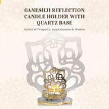 Ganesh Ji Reflection Candle Holder