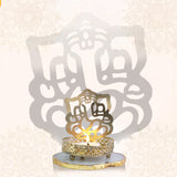Ganesh Ji Reflection Candle Holder
