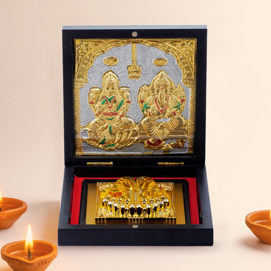 Lakshmi Ganesh Charan Paduka Box