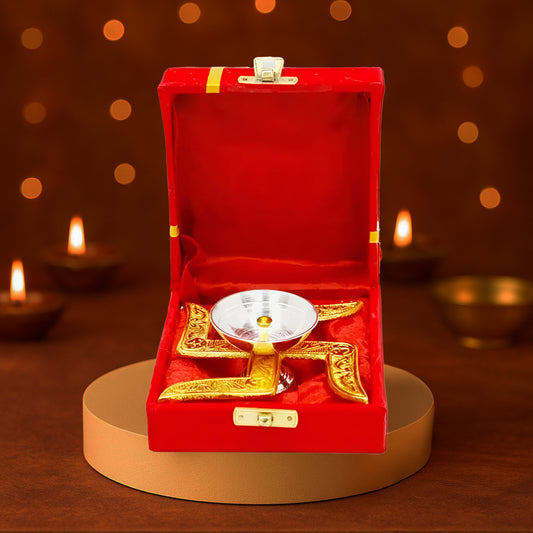 Swastik & Om Diya Box