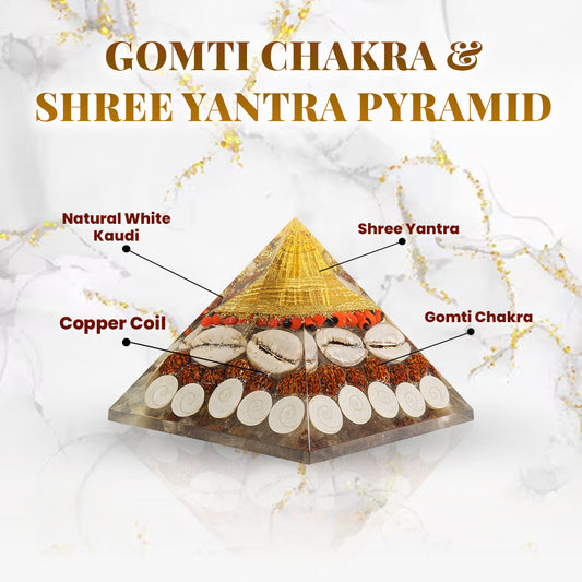 Gomti Chakra Shree Yantra Pyramid
