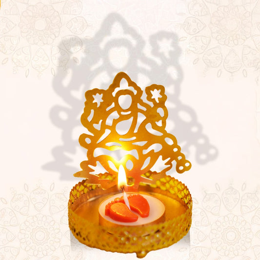 Lakshmi Ji  Reflection Candle Holder