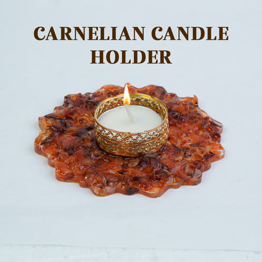 Carnelian Candle Holder