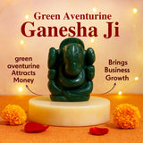 Green Aventurine Ganesha