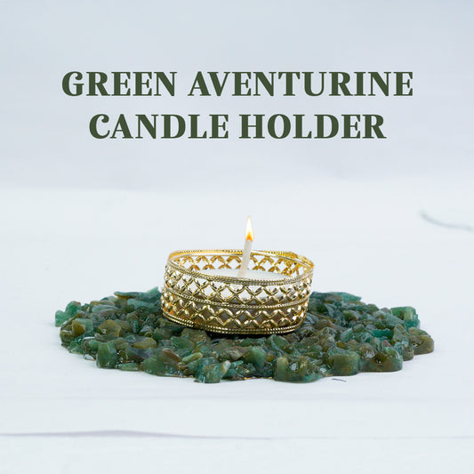 Green Aventurine Candle Holder