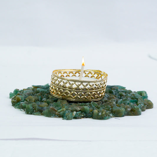 Green Aventurine Candle Holder