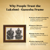 Laxmi Ganesh Pyrite Selenite frame