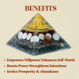 Pyrite Base Gomti Chakra Pyramid