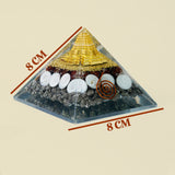 Pyrite Base Gomti Chakra Pyramid