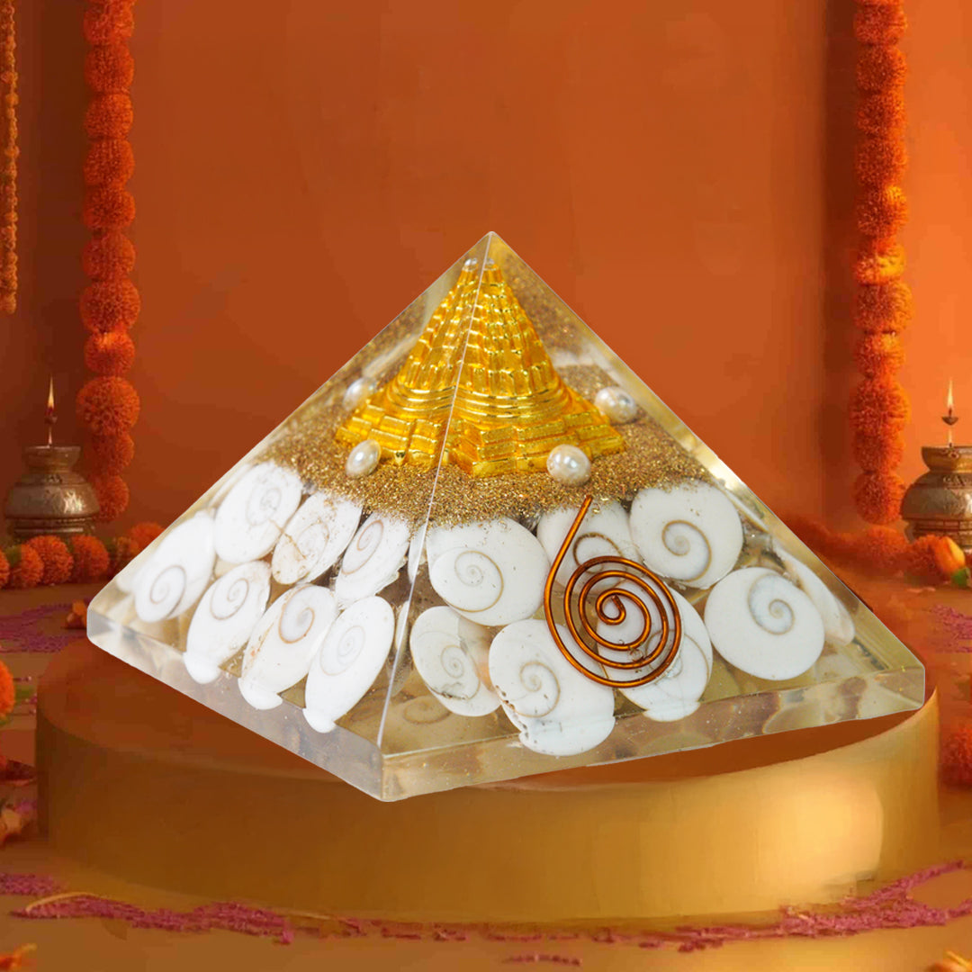Shree Yantra Gomti Chakra Pyramid