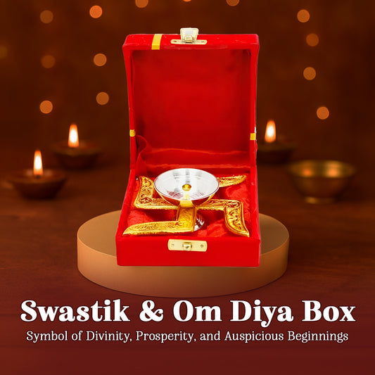 Swastik & Om Diya Box